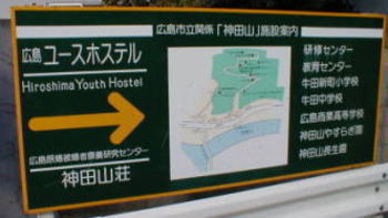 広島市立関係案内板